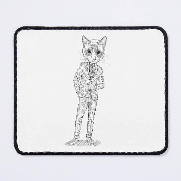 Item preview, Dapper cat in suit designed and sold by Xanethia-shop.