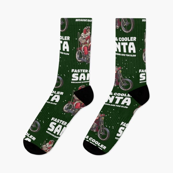 Item preview, Faster Cooler Santa - Biker designed and sold by StarsForgers.