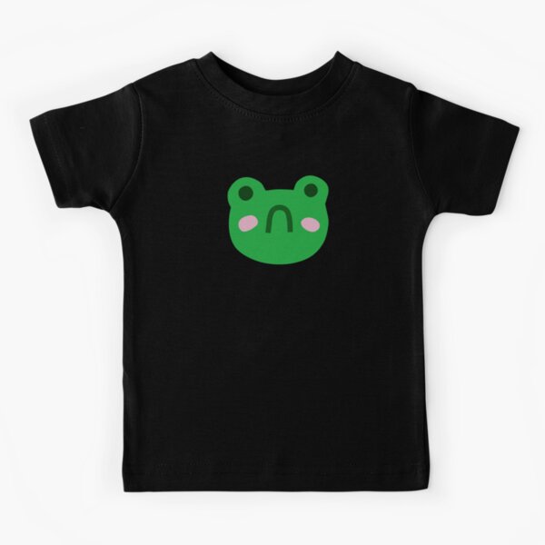 Sad Frog Kidcore with Black Background Kids T-Shirt for Sale by