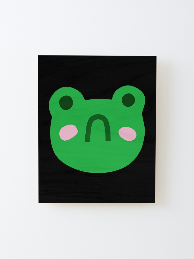 Sad Frog Kidcore with Black Background Essential T-Shirt for Sale