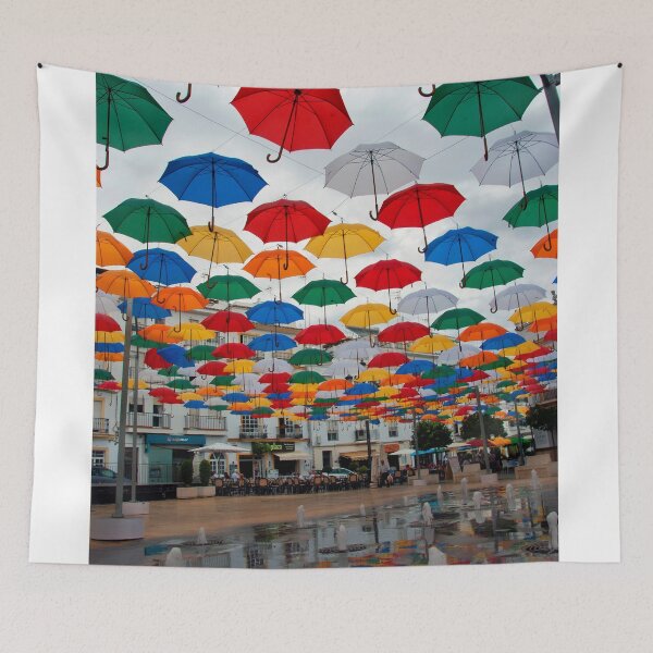 Item preview, Colourful Umbrellas Torrox Costa Del Sol Spain designed and sold by AndyEvansPhotos.