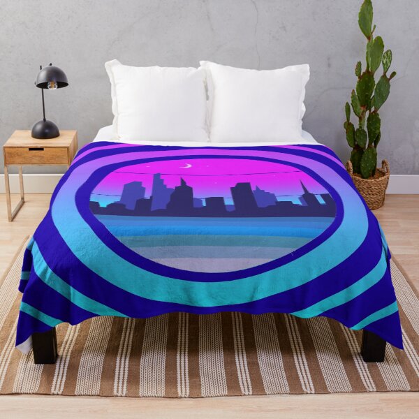 Item preview, Retro City Skyline Night  designed and sold by JPsCreatorium.