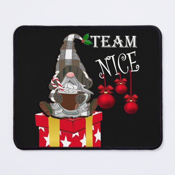 Item preview, Christmas Funny Gnomes Team Nice List Santa Gnome designed and sold by tamdevo1.