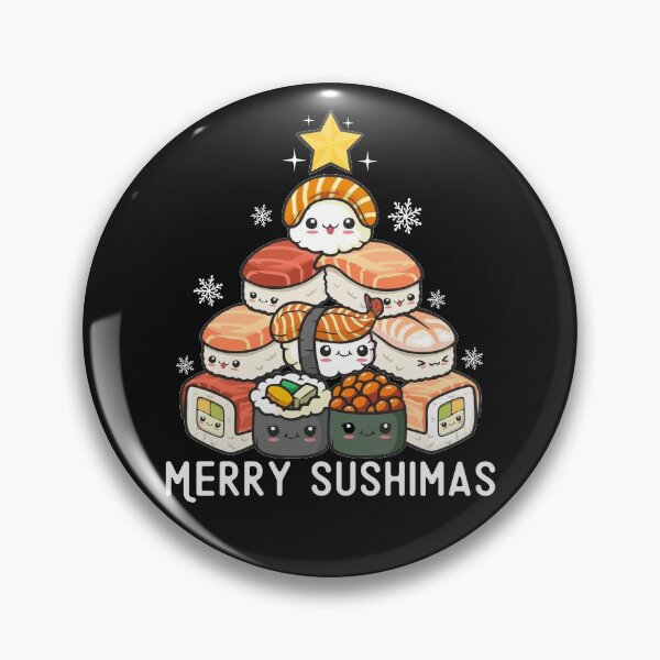 Item preview, Sushi Christmas Tree Kawaii Japanese Food Art Anime Manga Otaku Xmas Gift designed and sold by alenaz.