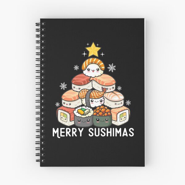 Item preview, Sushi Christmas Tree Kawaii Japanese Food Art Anime Manga Otaku Xmas Gift designed and sold by alenaz.