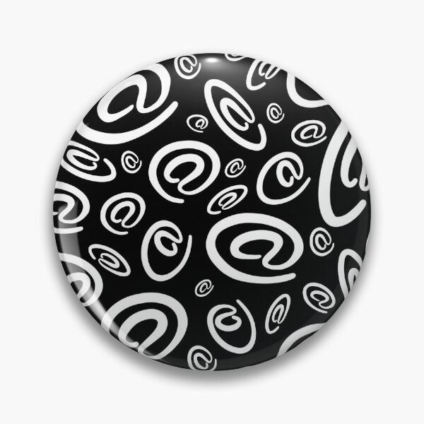 Item preview, Inverted Email Address Pattern Retro Cartoon Style designed and sold by skullislandprod.