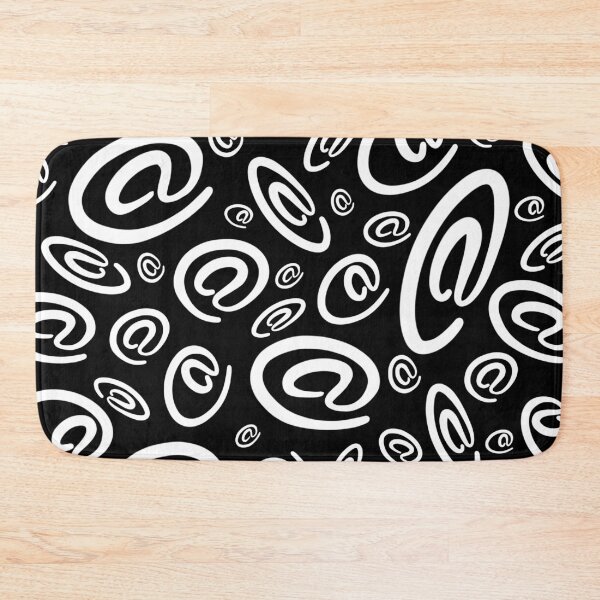 Item preview, Inverted Email Address Pattern Retro Cartoon Style designed and sold by skullislandprod.