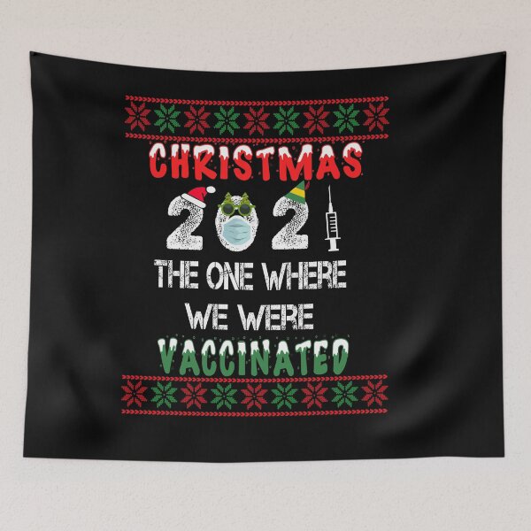 Item preview, Christmas 2021 - The One Where We Were Vaccinated 2021  Christmas Lights Ornament designed and sold by ilias13.