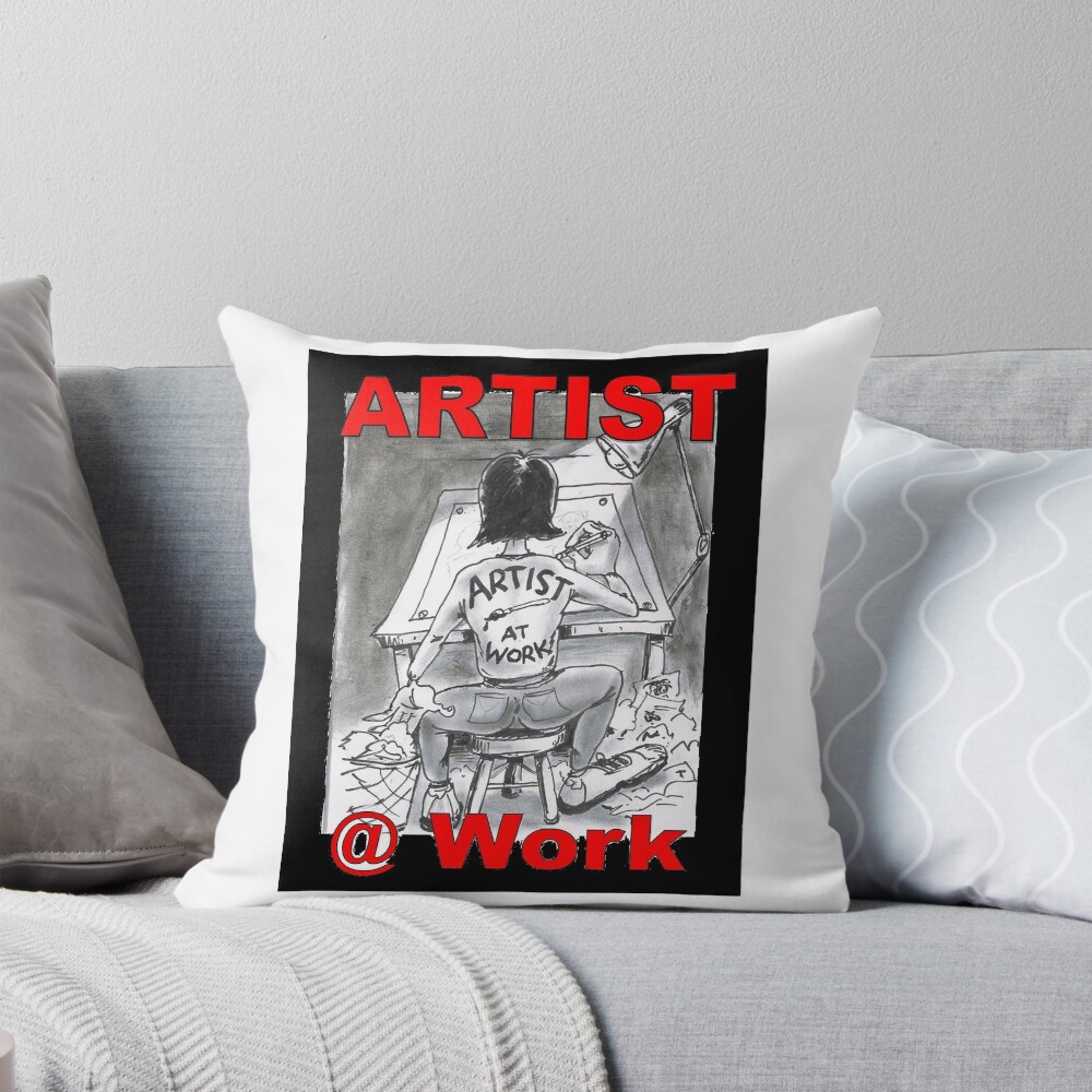 Item preview, Throw Pillow designed and sold by CrazyLogoStore.