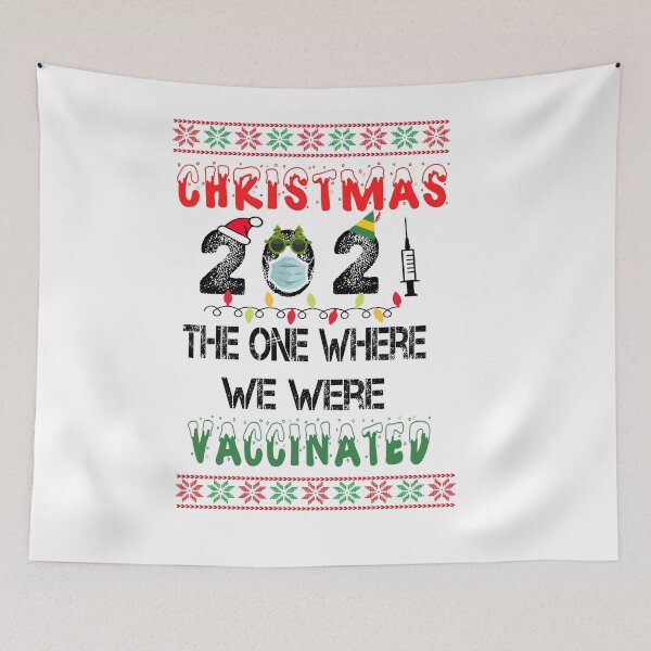 Item preview, Christmas 2021 - The One Where We Were Vaccinated 2021  Christmas Lights Ornament designed and sold by ilias13.