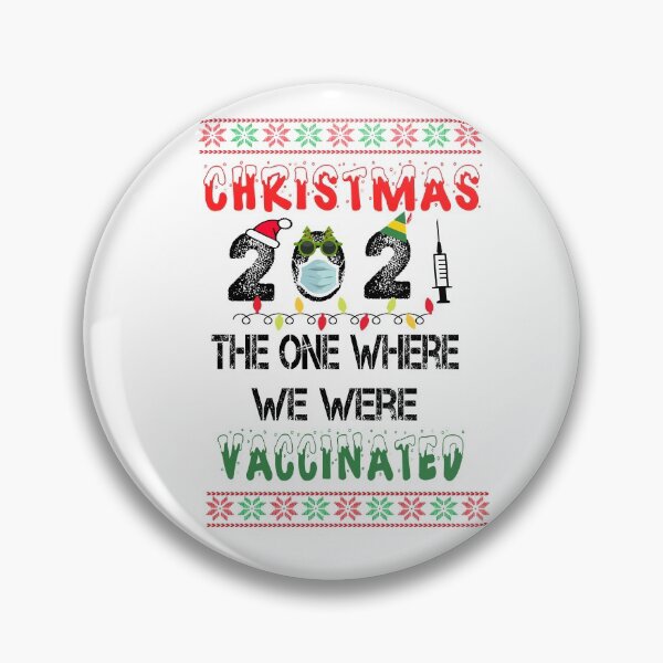 Item preview,  Christmas 2021 - The One Where We Were Vaccinated 2021  Christmas Lights Ornament designed and sold by ilias13.