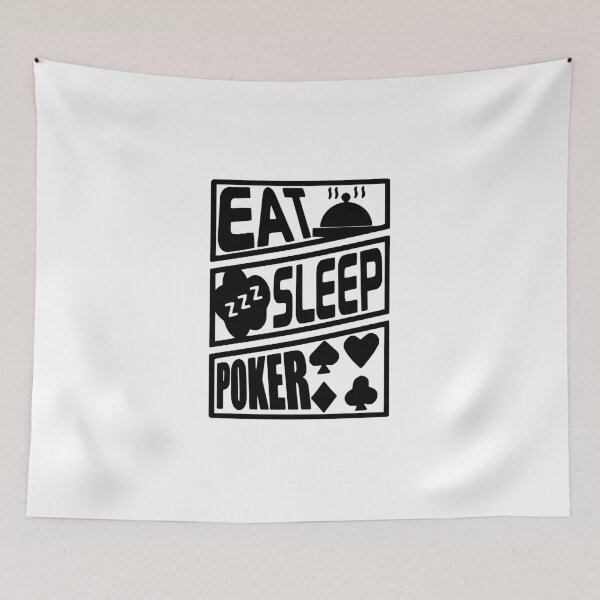 Item preview, Eat Sleep Poker Repeat Love Cards Poker Fun Gift Premium Apparel Funny Holiday Xmas designed and sold by DesignByHeartUK.