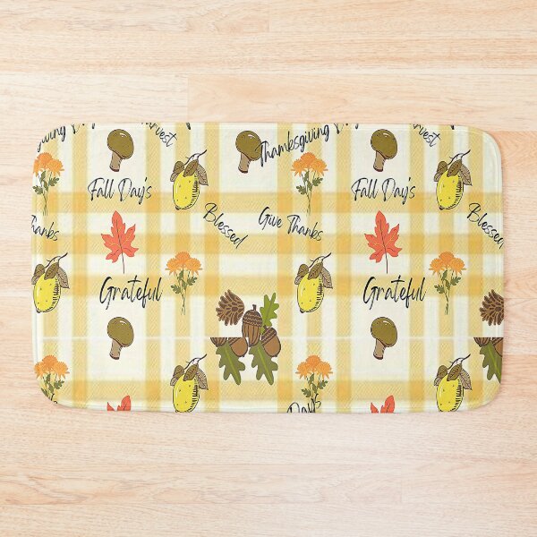 Item preview, Buffalo Plaid, Lettering Thanksgiving Fall Design, Plaid and all things pumpkin Thanksgiving ,Thankful Grateful Blessed, Pumpkin spice and all things nice designed and sold by Adri Barnard.