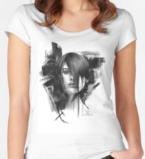 High Contrast Women's Fitted Scoop T-Shirt