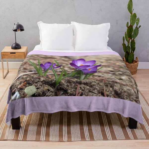 Item preview, Pretty Little Spring Time Purple Crocuses designed and sold by JariHawk.