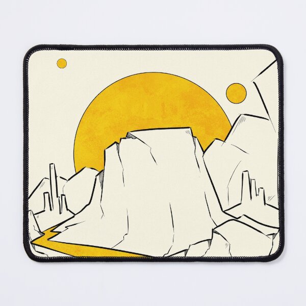Item preview, The golden river under the yellow suns designed and sold by Swadeillustrations.