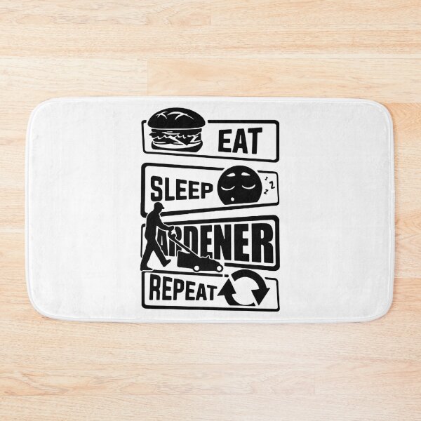 Item preview, Eat Sleep Gardening Repeat Love Gardener Keep Calm Enjoy Gardening Planting Clean Garden Funny Target Idea Gift Premium Apparel Funny Holiday Xmas designed and sold by DesignByHeartUK.