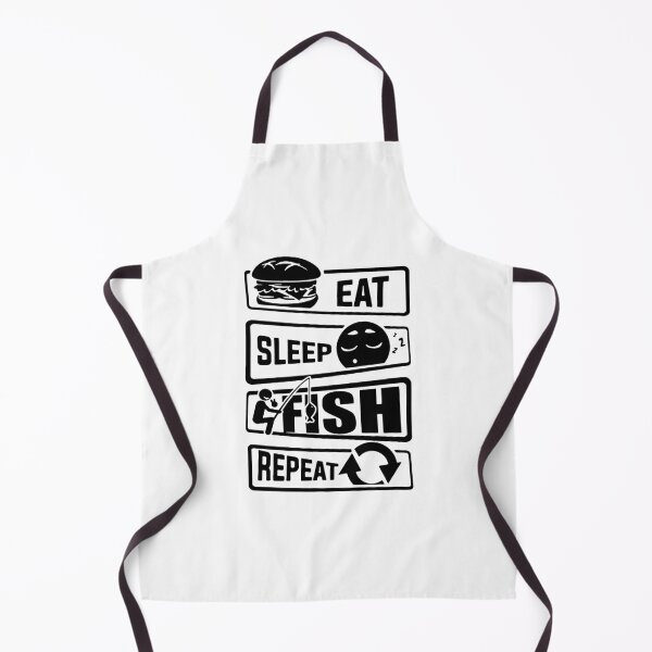 Item preview, Eat Sleep Fishing Repeat Love Fishing Born to Fish Gift Premium Apparel Funny Holiday Xmas designed and sold by DesignByHeartUK.