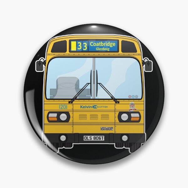 Item preview, Kelvin Scottish 1201 Leyland National Bus Glasgow Coatbridge 80s 90s Retro designed and sold by BFXIII.