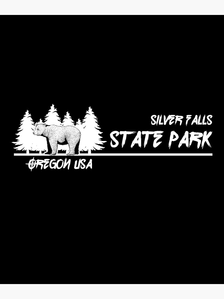 "Silver Falls State Park Oregon " Poster for Sale by jtrenshaw Redbubble