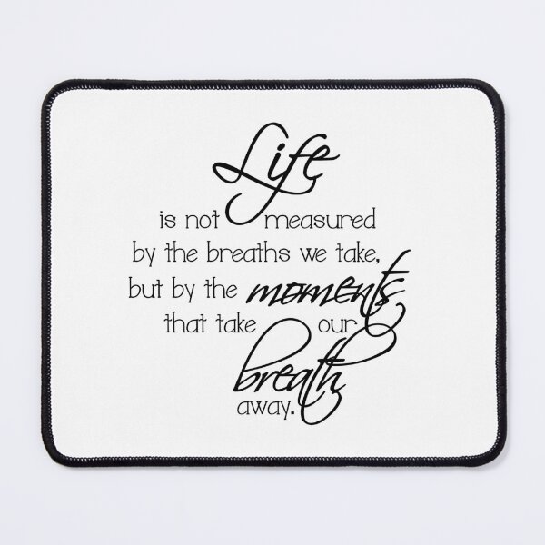 Item preview, Life Is Not Measured designed and sold by Jenn Graham.