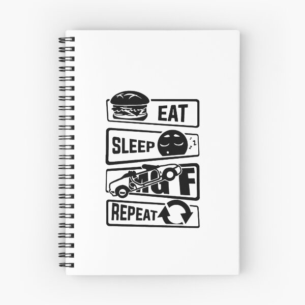Item preview, Eat Sleep MGF Repeat Love Sports Car Supra GTR Skyline Art Design Happy Apparel Essential Inspiration Joy Mood Funny designed and sold by DesignByHeartUK.