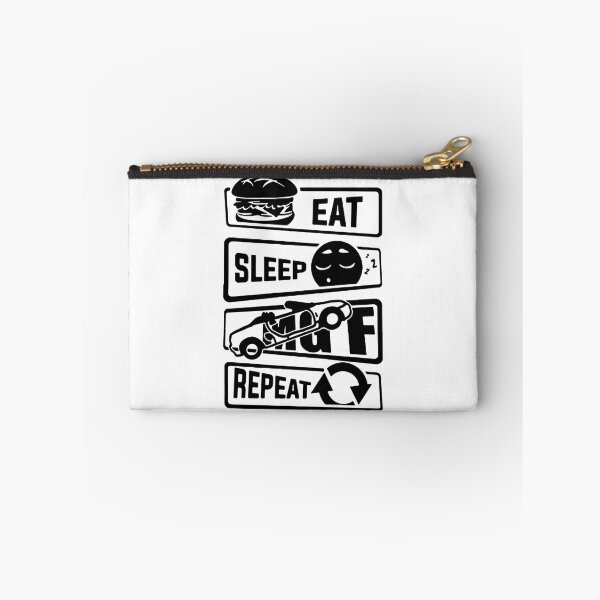 Item preview, Eat Sleep MGF Repeat Love Sports Car Supra GTR Skyline Art Design Happy Apparel Essential Inspiration Joy Mood Funny designed and sold by DesignByHeartUK.