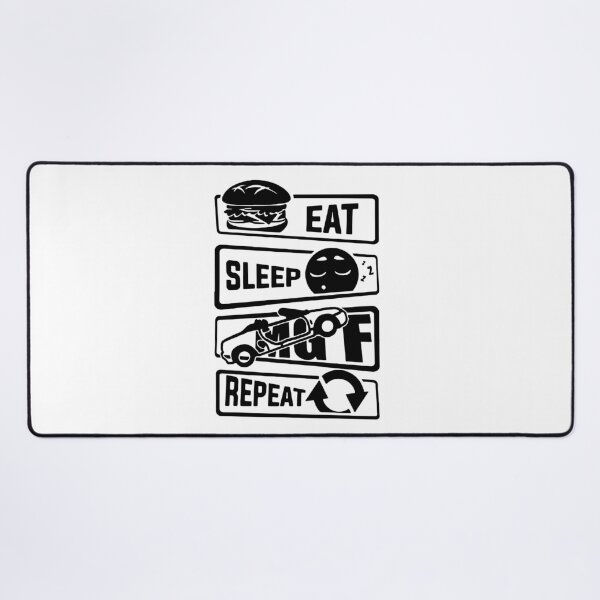 Item preview, Eat Sleep MGF Repeat Love Sports Car Supra GTR Skyline Art Design Happy Apparel Essential Inspiration Joy Mood Funny designed and sold by DesignByHeartUK.