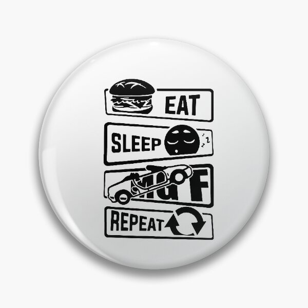 Item preview, Eat Sleep MGF Repeat Love Sports Car Supra GTR Skyline Art Design Happy Apparel Essential Inspiration Joy Mood Funny designed and sold by DesignByHeartUK.