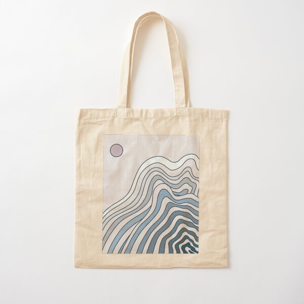Item preview, Mountains and moon blue designed and sold by lolamawi.