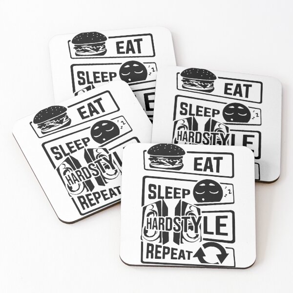 Item preview, Eat Sleep Hardstyle Repeat Love Rawstyle jumpstyle dance music Art Design Happy Apparel Essential Inspiration Joy Mood Funny designed and sold by DesignByHeartUK.