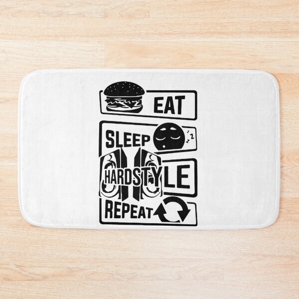 Item preview, Eat Sleep Hardstyle Repeat Love Rawstyle jumpstyle dance music Art Design Happy Apparel Essential Inspiration Joy Mood Funny designed and sold by DesignByHeartUK.