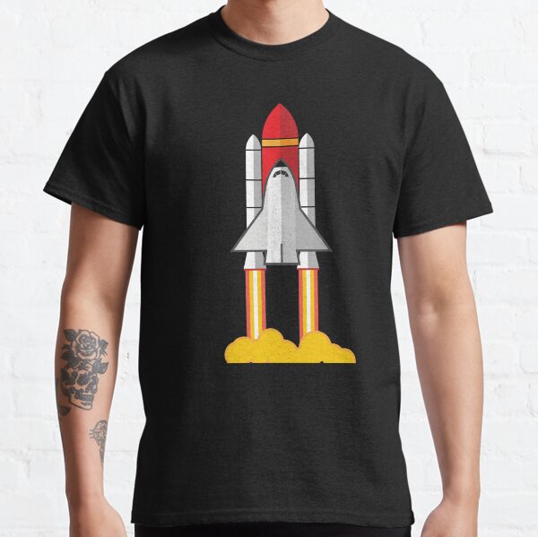 Rocket Space Shuttle Houston Classic T-Shirt