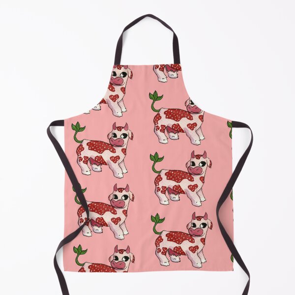 Item preview, adorable strawberry cow designed and sold by RuthAzul.