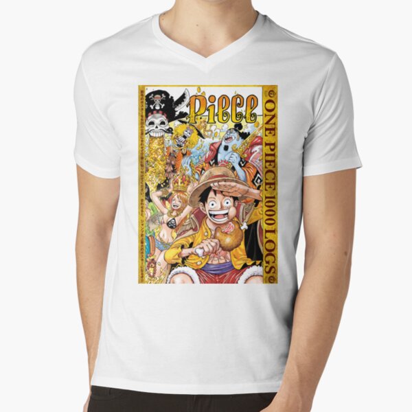 ONE PIECE - Tshirt Luffy 1000 Logs man SS black - new fit