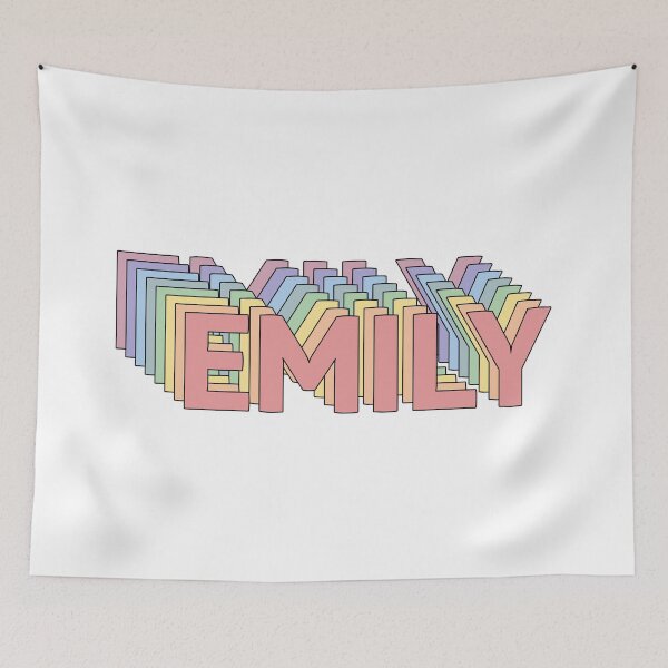 Item preview, EMILY name personalized retro designed and sold by allysmar.
