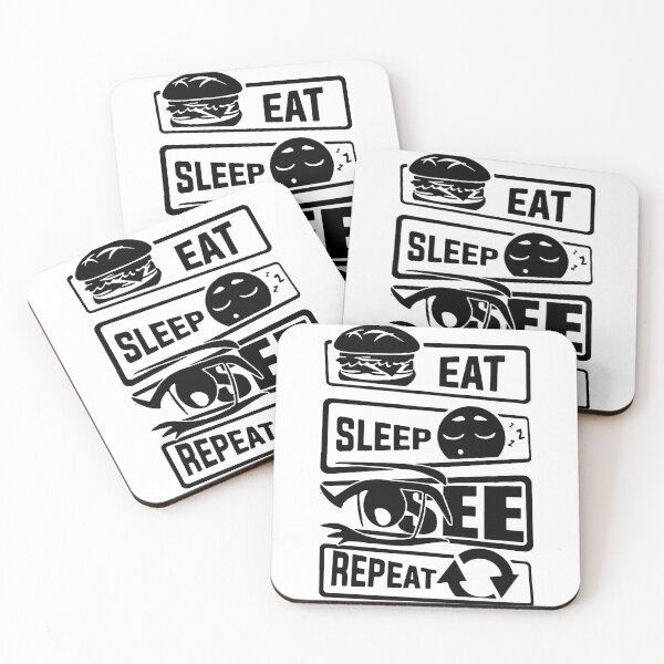 Item preview, Eat Sleep See Repeat Love See Saw Funny Saying Art Design Happy Apparel Essential Inspiration Joy Mood Funny designed and sold by DesignByHeartUK.