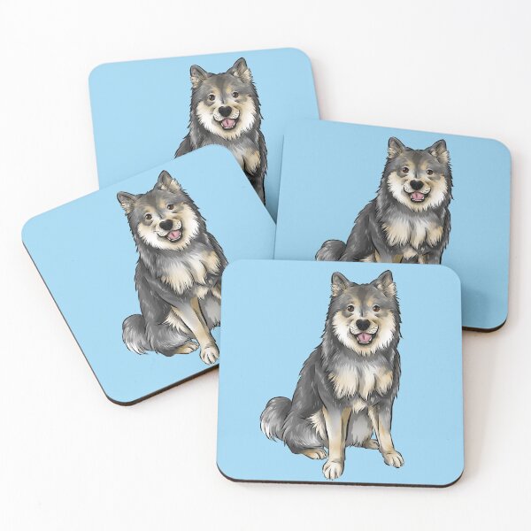 Item preview, Finnish Lapphund Dog | Wolf Sable designed and sold by shirinsart.