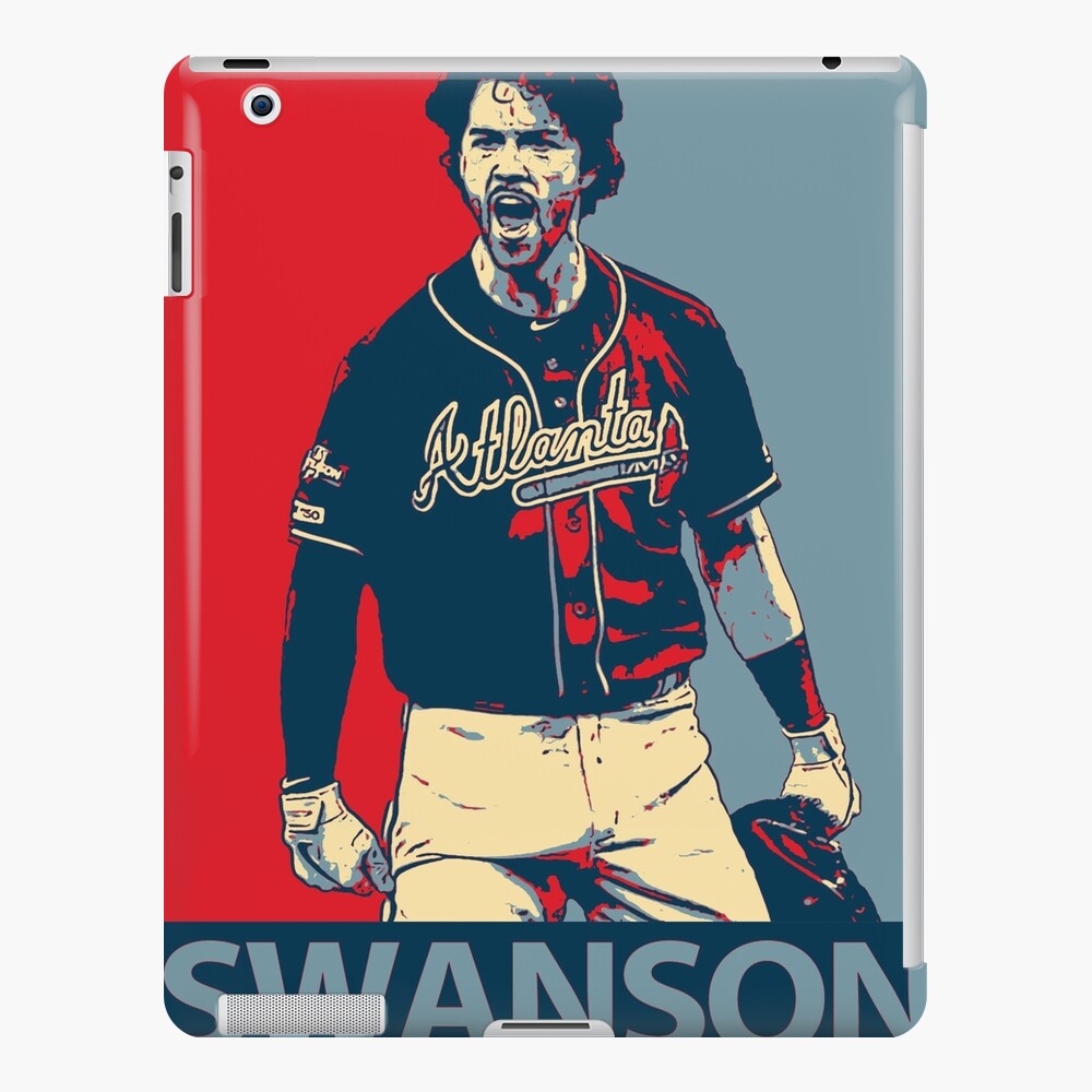 dansby swanson jersey number iPad Case & Skin for Sale by