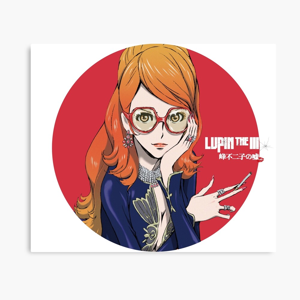 Lupin Iii Mine Fujiko Fotodruck Von Jen0v Redbubble