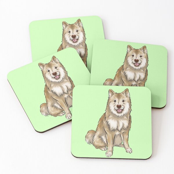 Item preview, Finnish Lapphund Dog | Cream designed and sold by shirinsart.