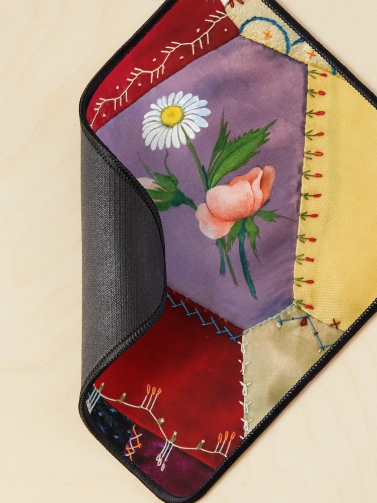Thumbnail 2 of 5, Mouse Pad, Crazy patchwork pattern designed and sold by Graham Prentice.