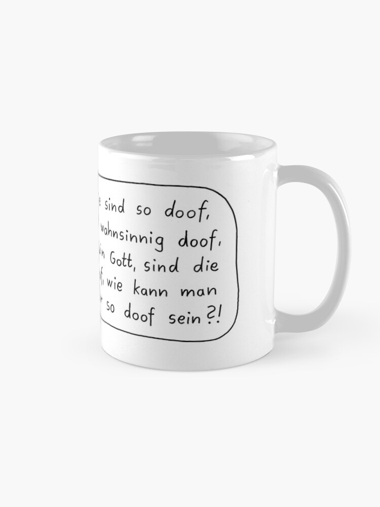 Alternative Ansicht von Fassungslose Tasse (weiß) Kaffeebecher