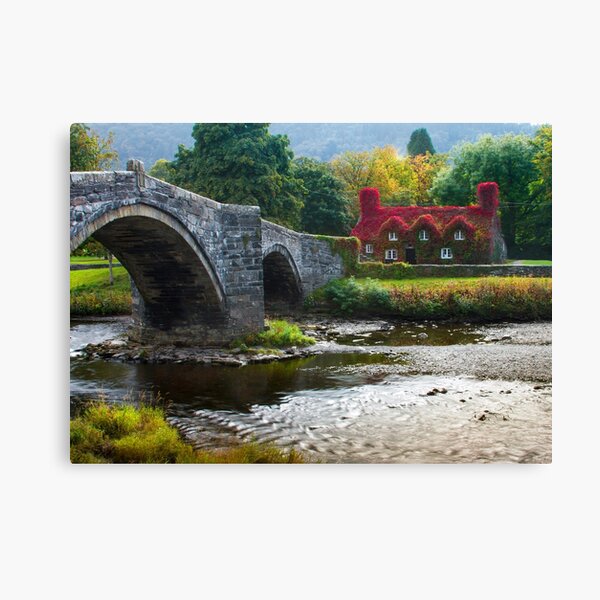 Wales - Llanrwst Cottage Canvas Print