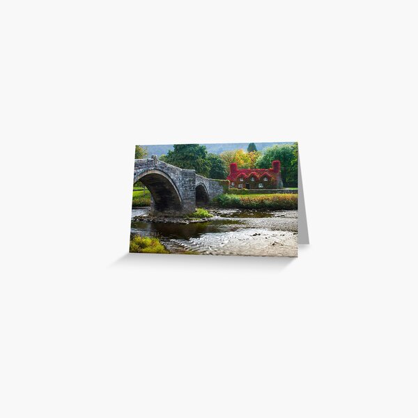 Wales - Llanrwst Cottage Greeting Card