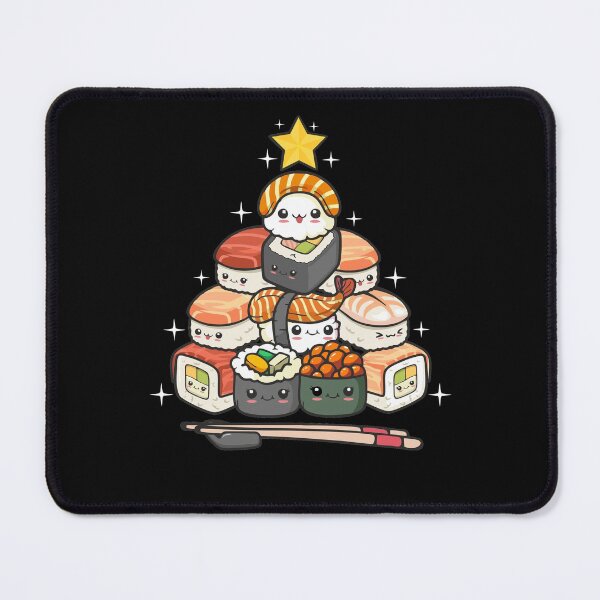 Item preview, Kawaii Christmas Tree Sushi Japanese Food Anime Aesthetics Lover Xmas Gift designed and sold by alenaz.
