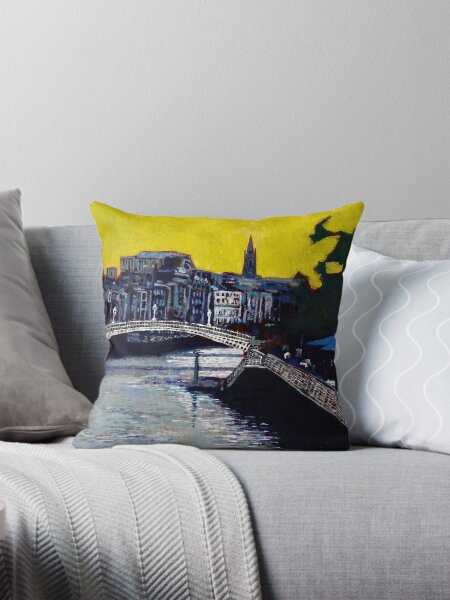 Item preview, Hapenny Bridge & Boardwalk, Dublin, Ireland designed and sold by eolai.
