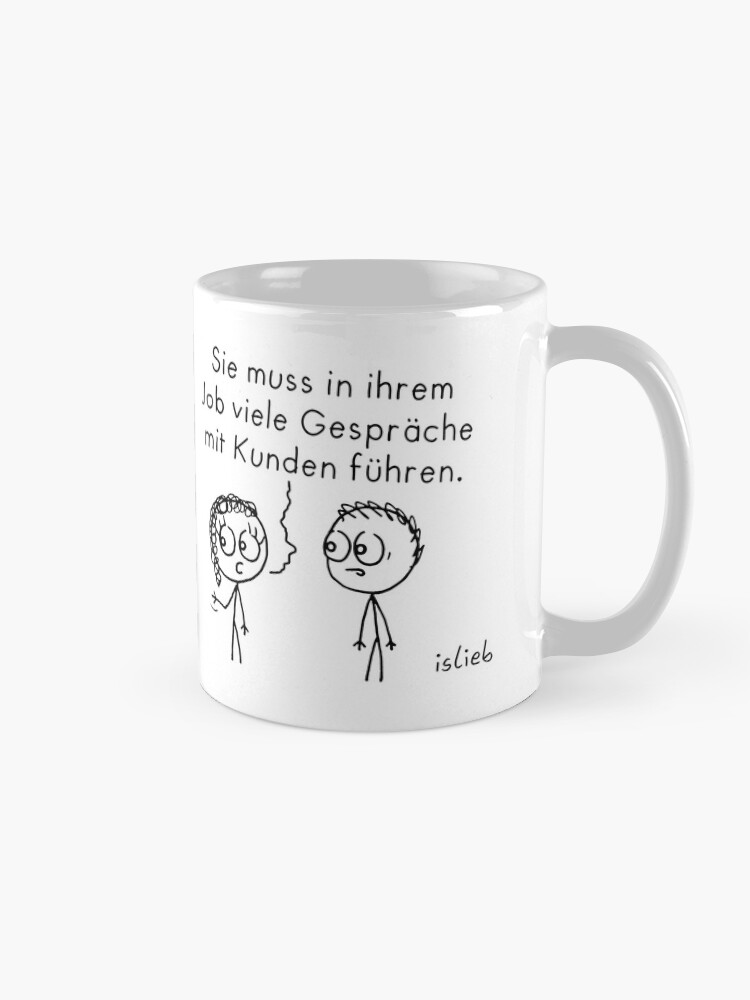 Thumbnail 5 von 6, Kaffeebecher, Kunden-Tasse (weiß) designt und verkauft von islieb.