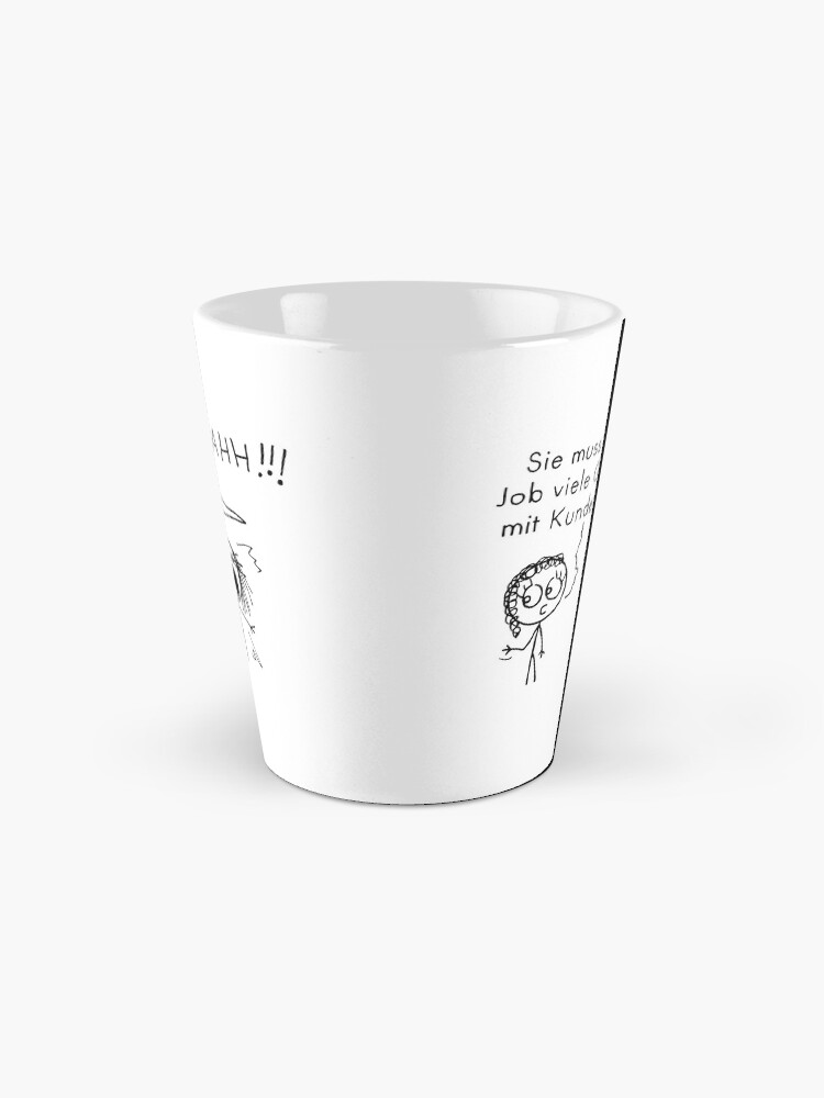 Thumbnail 2 von 4, Kaffeebecher, Kunden-Tasse (weiß) designt und verkauft von islieb.