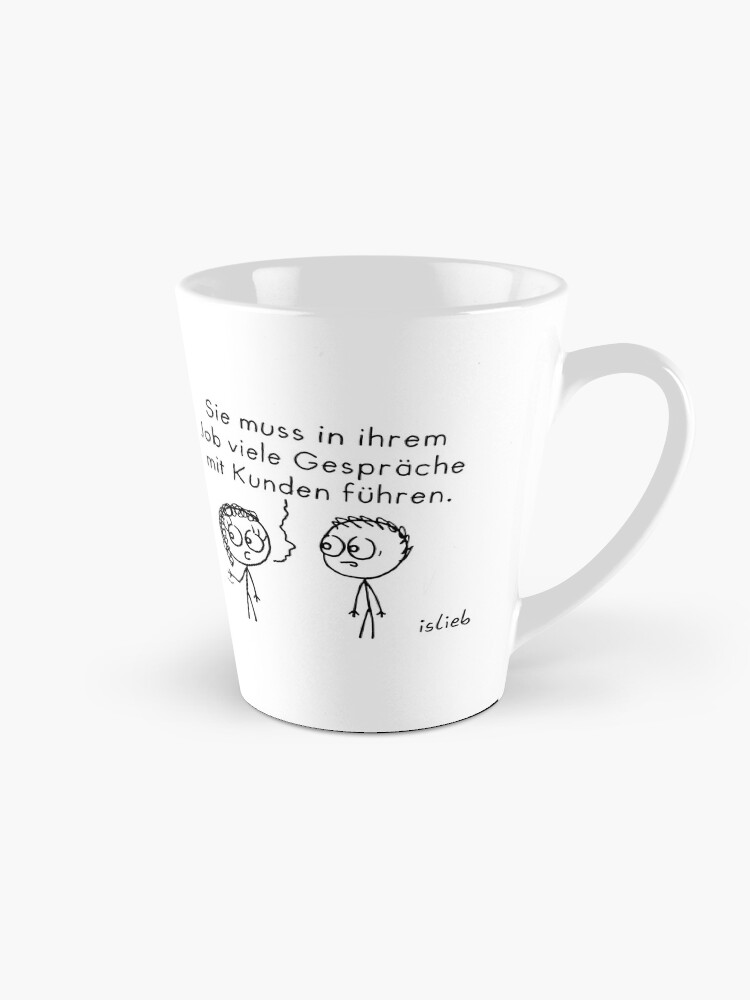 Thumbnail 1 von 4, Kaffeebecher, Kunden-Tasse (weiß) designt und verkauft von islieb.